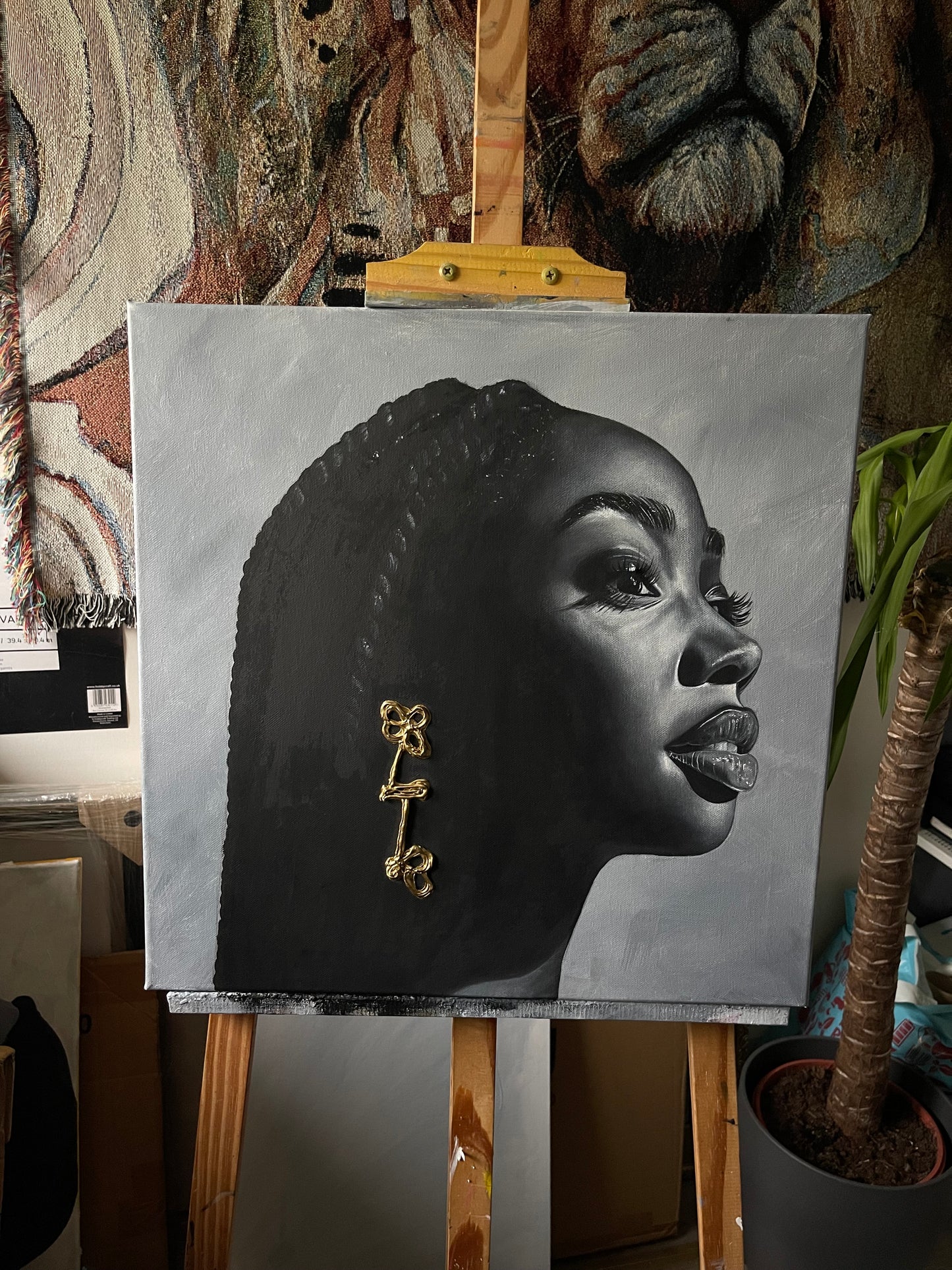 Look beyond the clouds - 20x20”