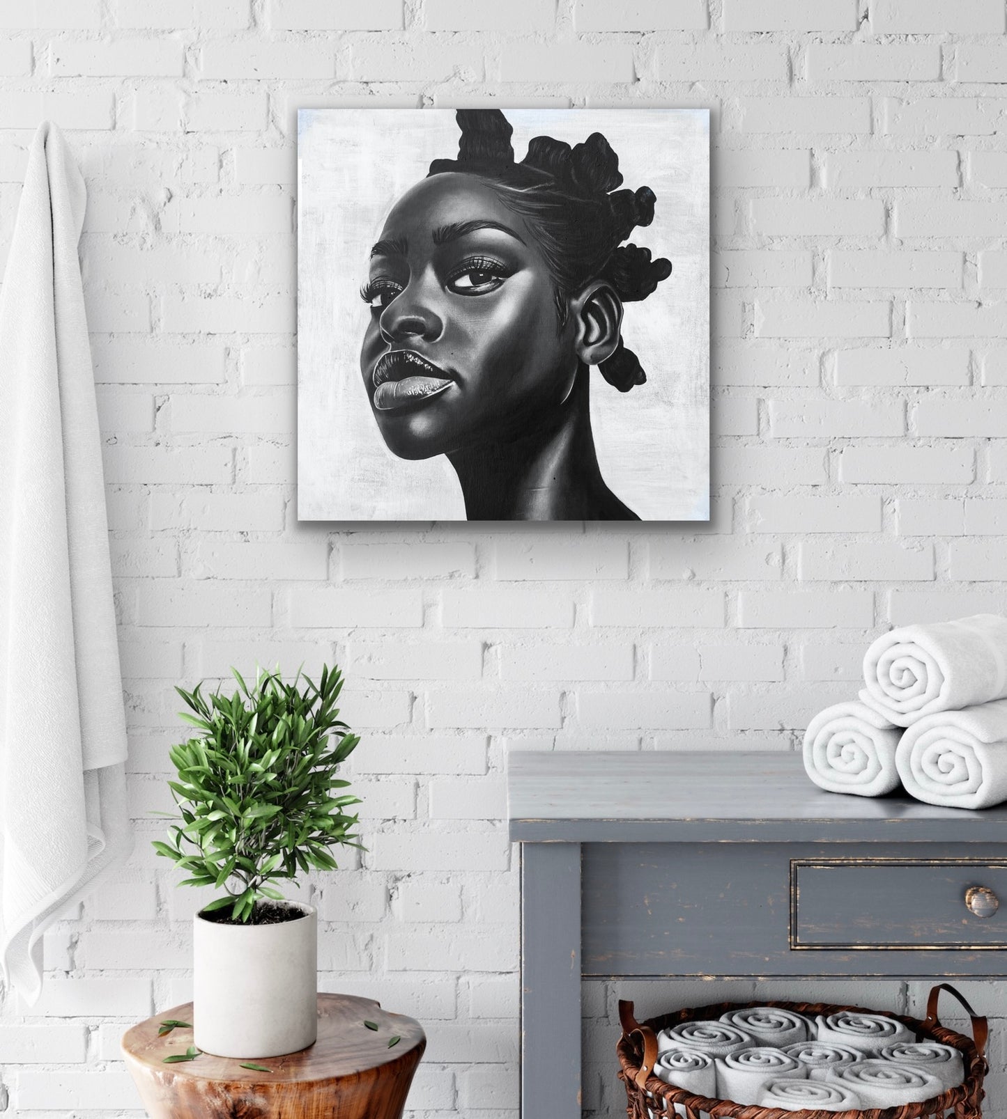 My hair is my crown - 20x20”