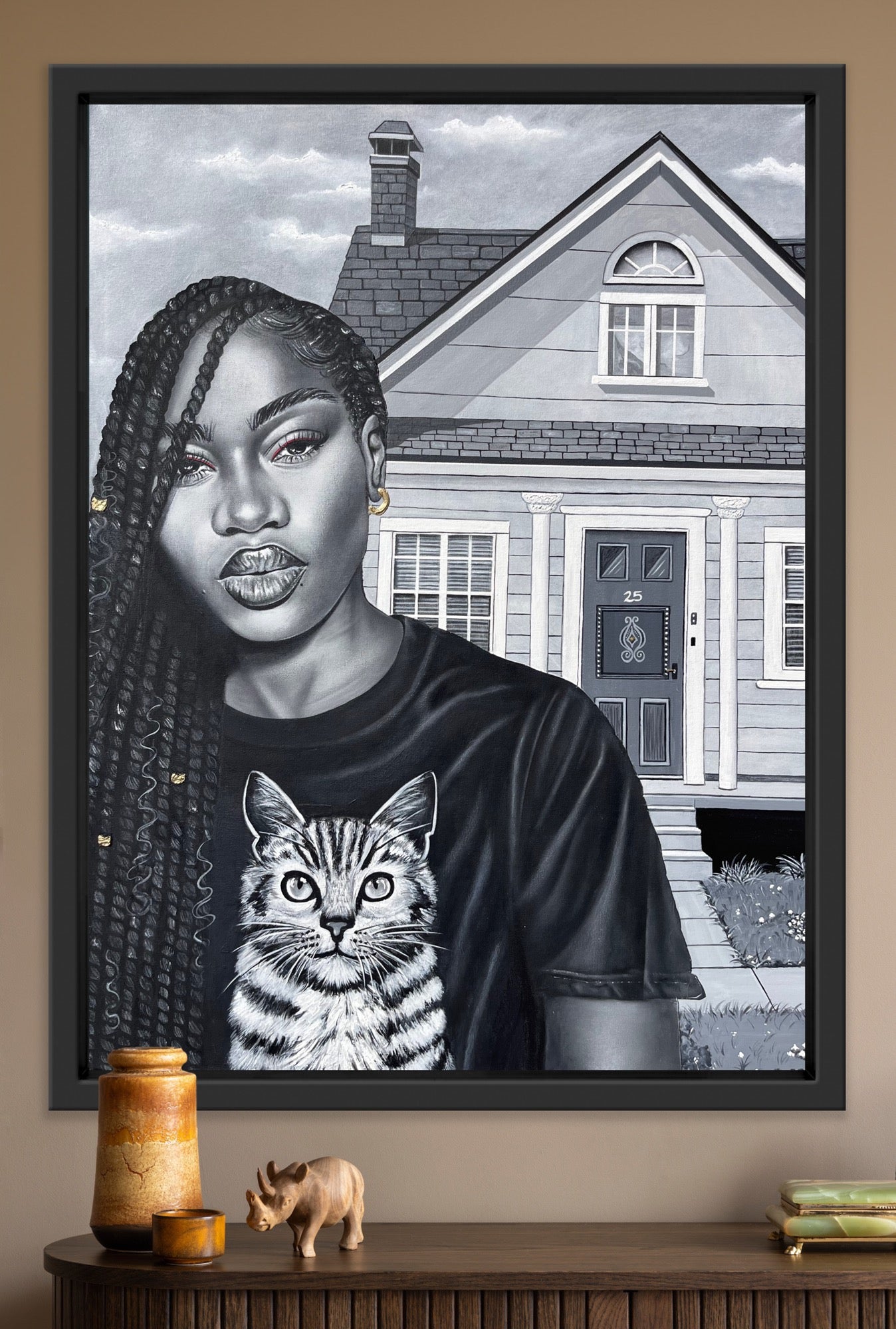 Home is where the cat is - 24x30”