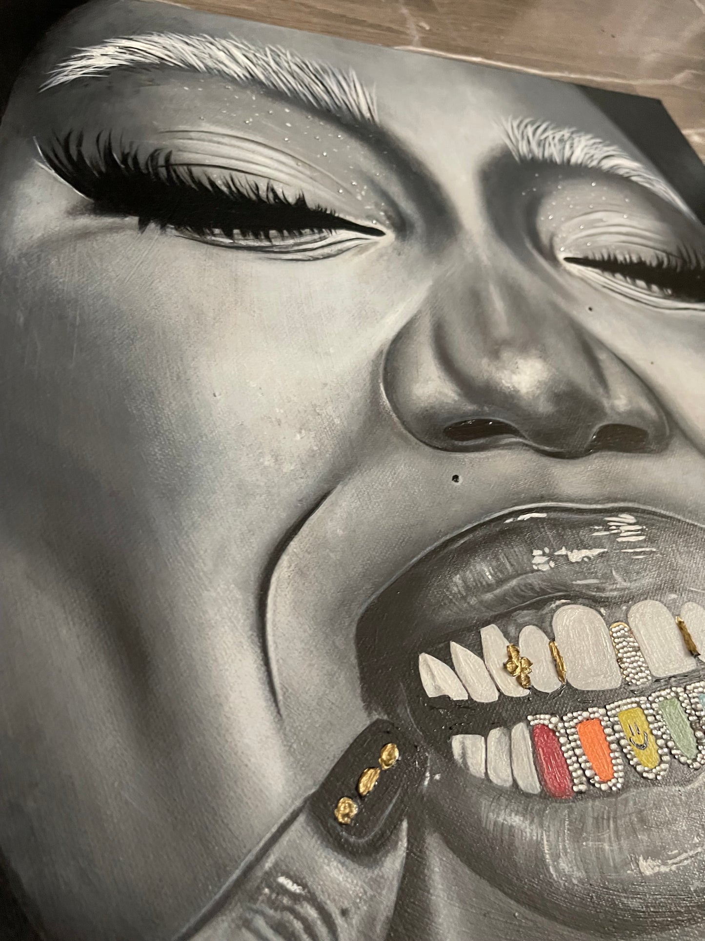 Show up and show out - 20x20”