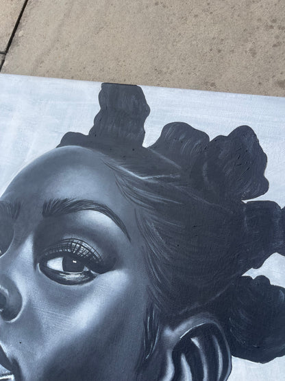 My hair is my crown - 20x20”