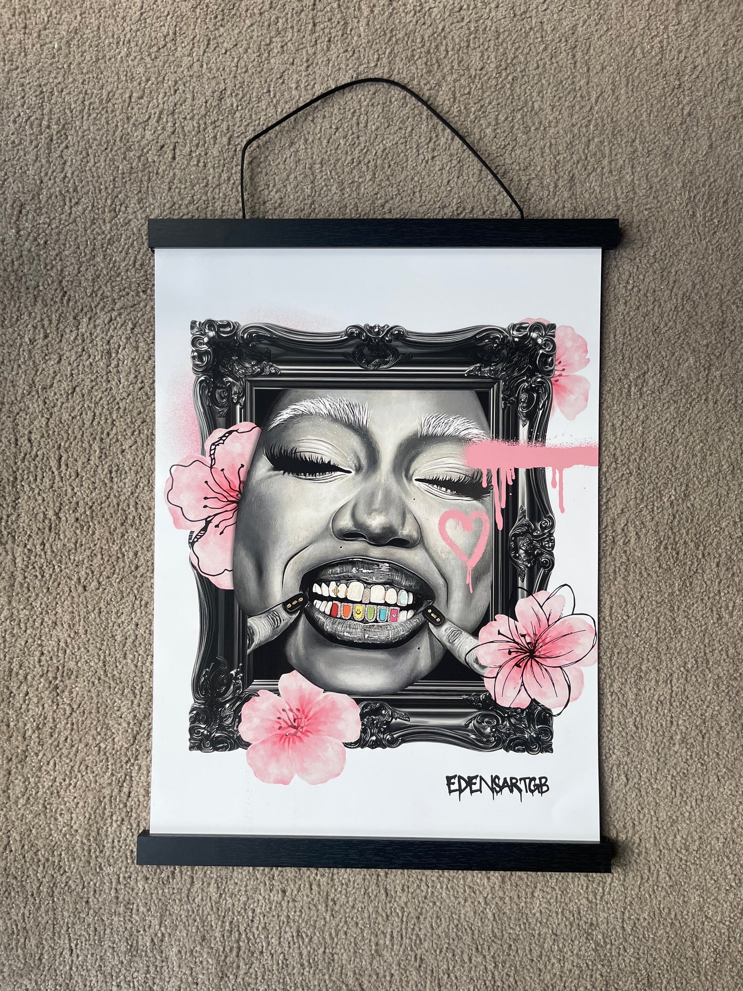 Show up and bloom prints