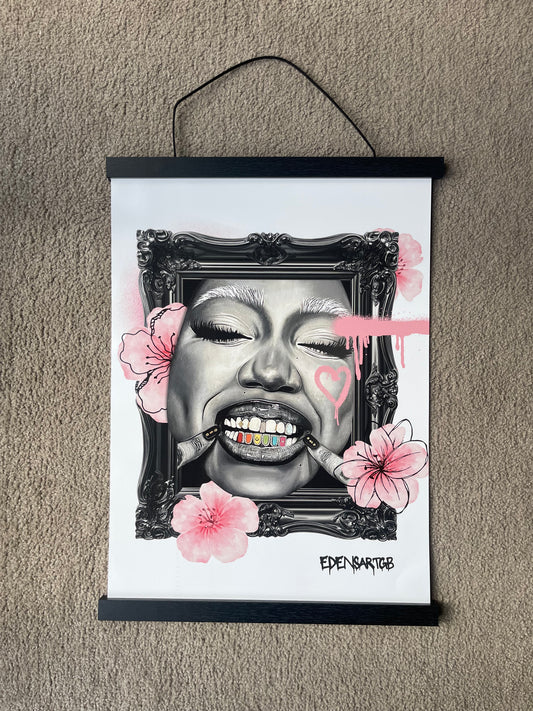 Show up and bloom prints