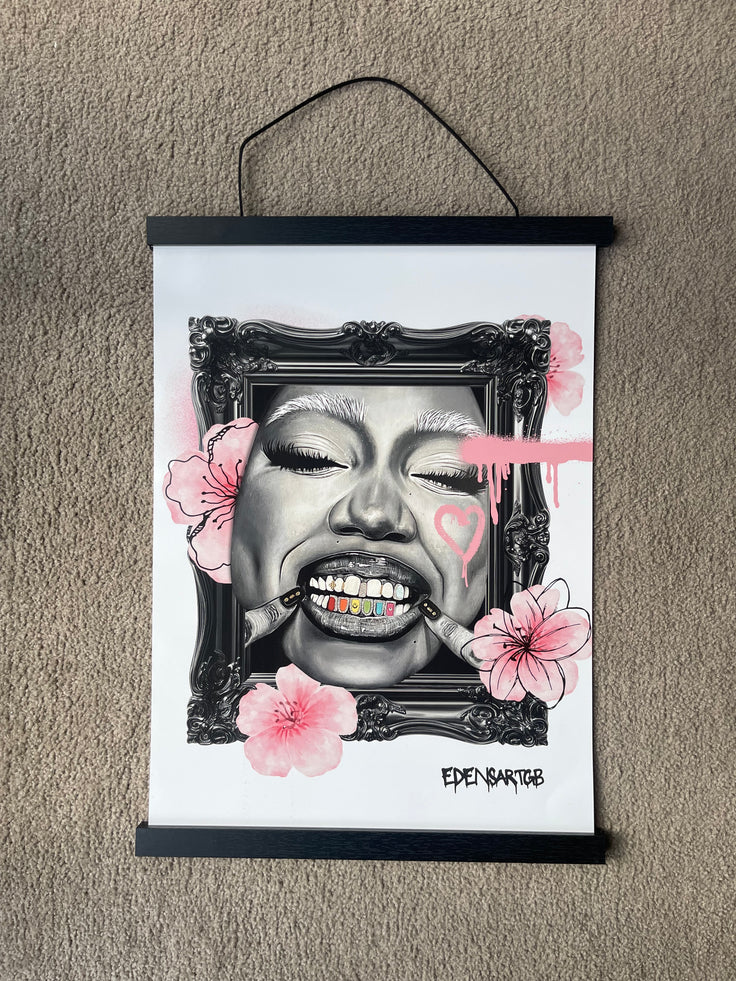 Show up and bloom prints