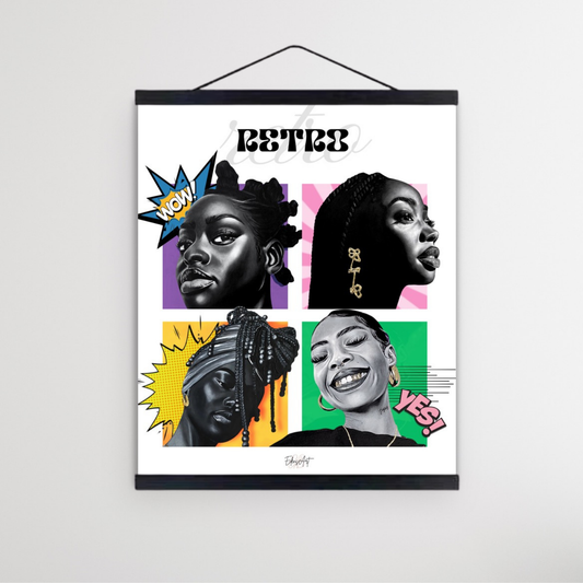 Retro girls print