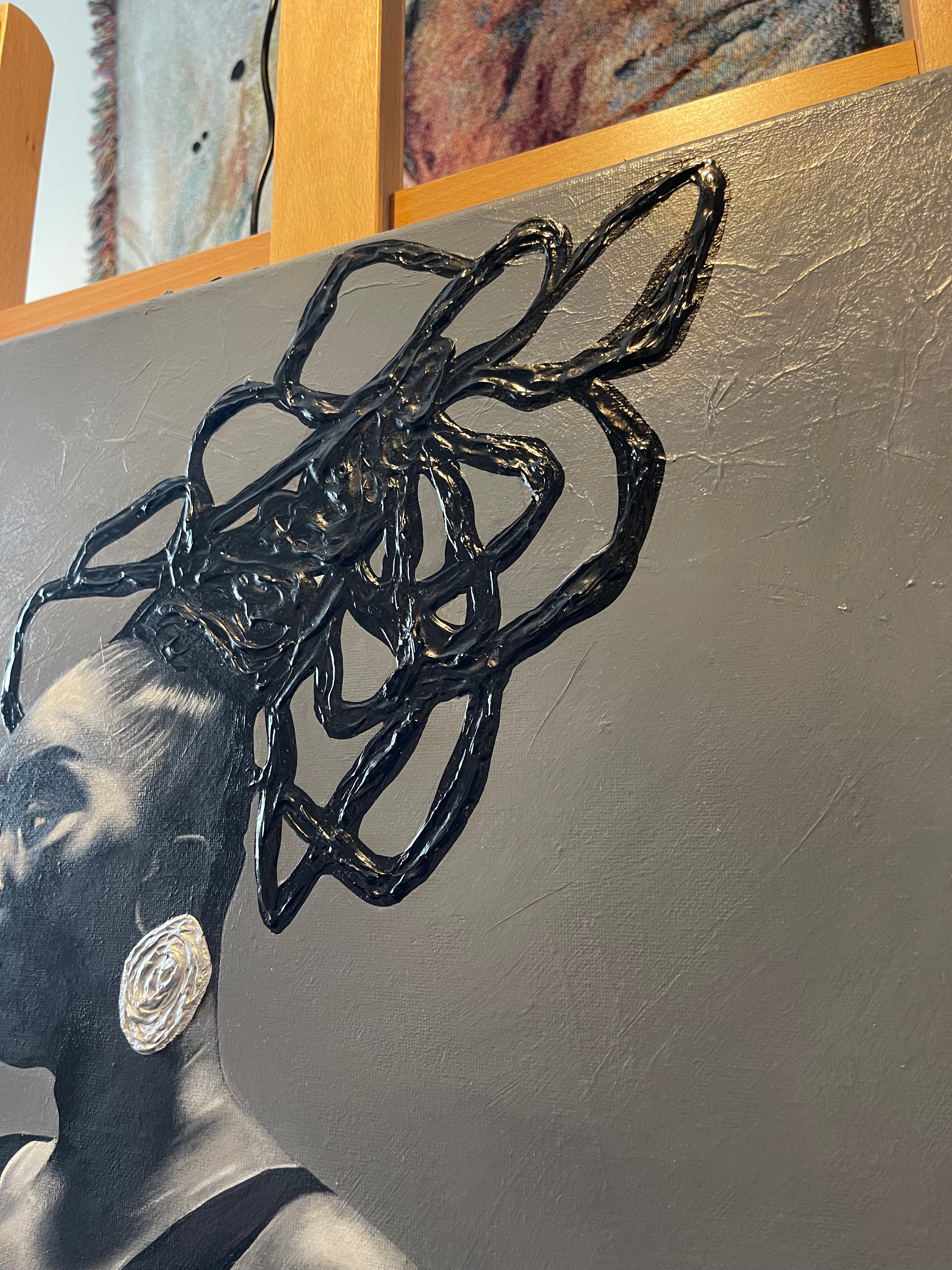 Ode to a black girl - 18x24”