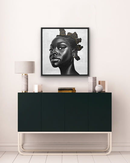 My hair is my crown - 20x20”