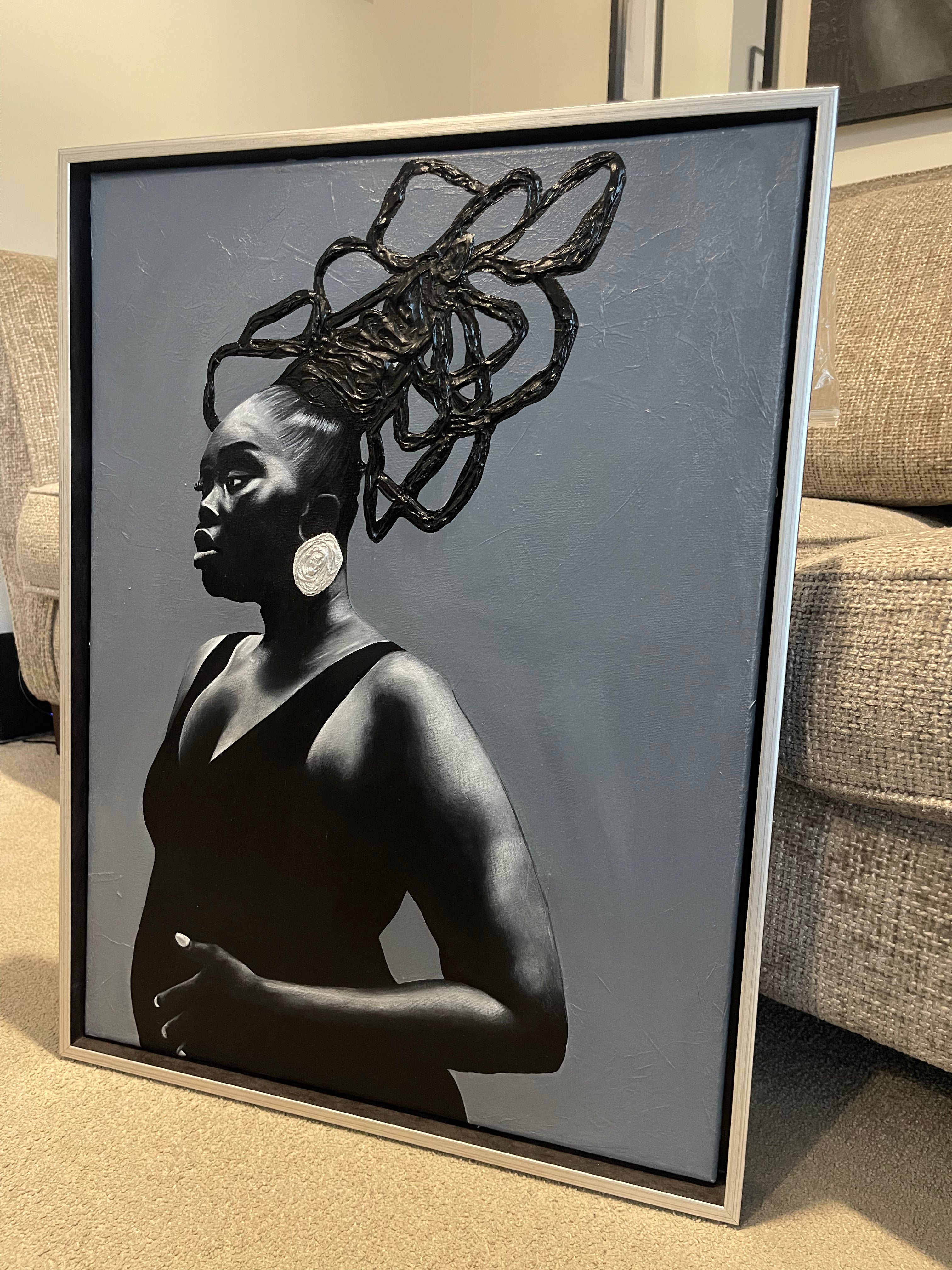 Ode to a black girl - 18x24”