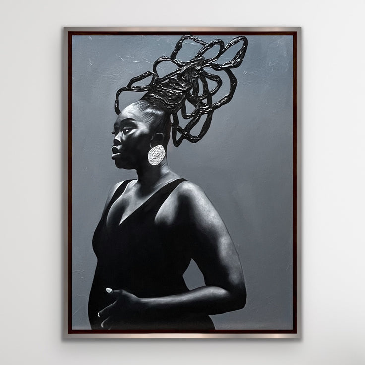 Ode to a black girl - 18x24”