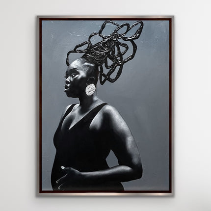 Ode to a black girl - 18x24”