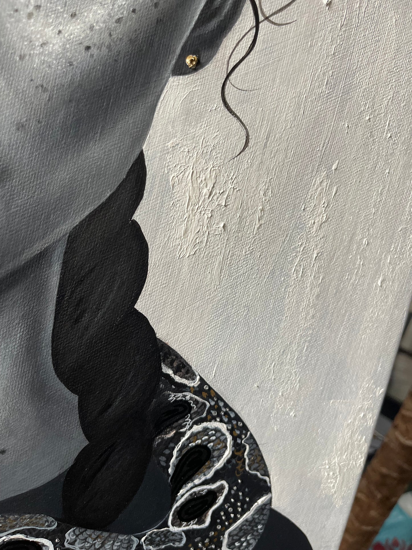 Shedding skin - 20x20”