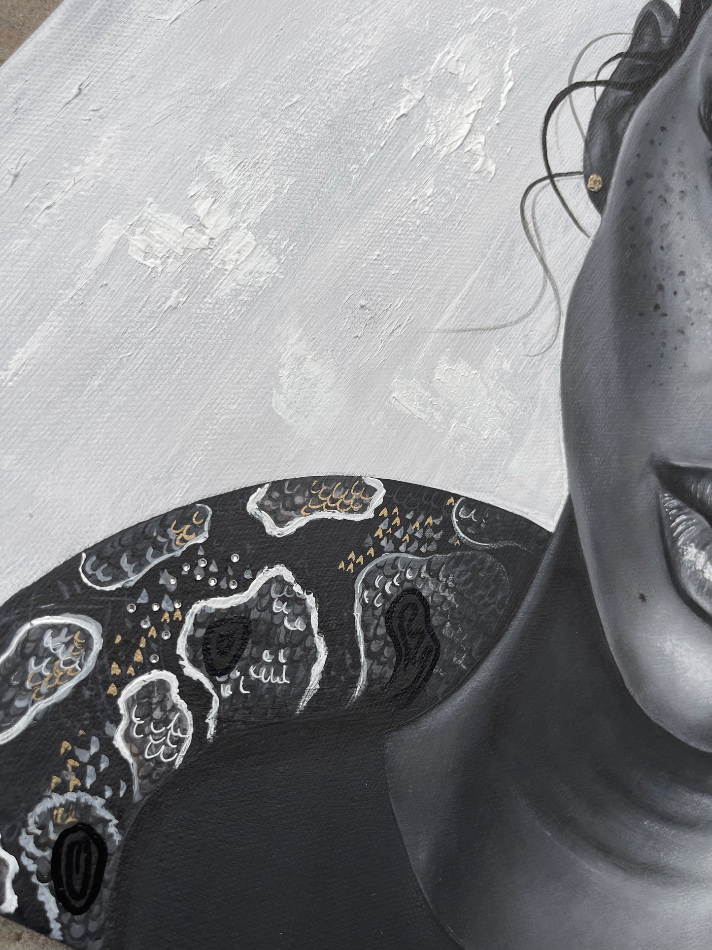 Shedding skin - 20x20”