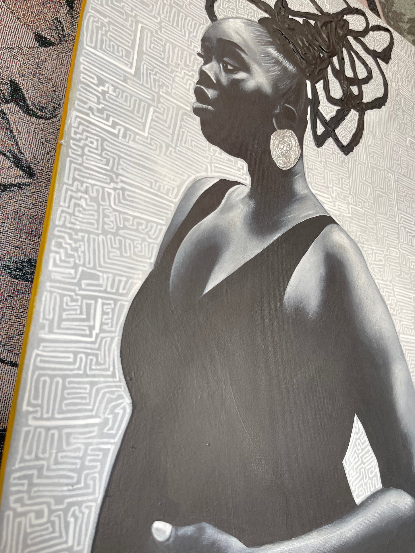 Ode to a black girl - 18x24”