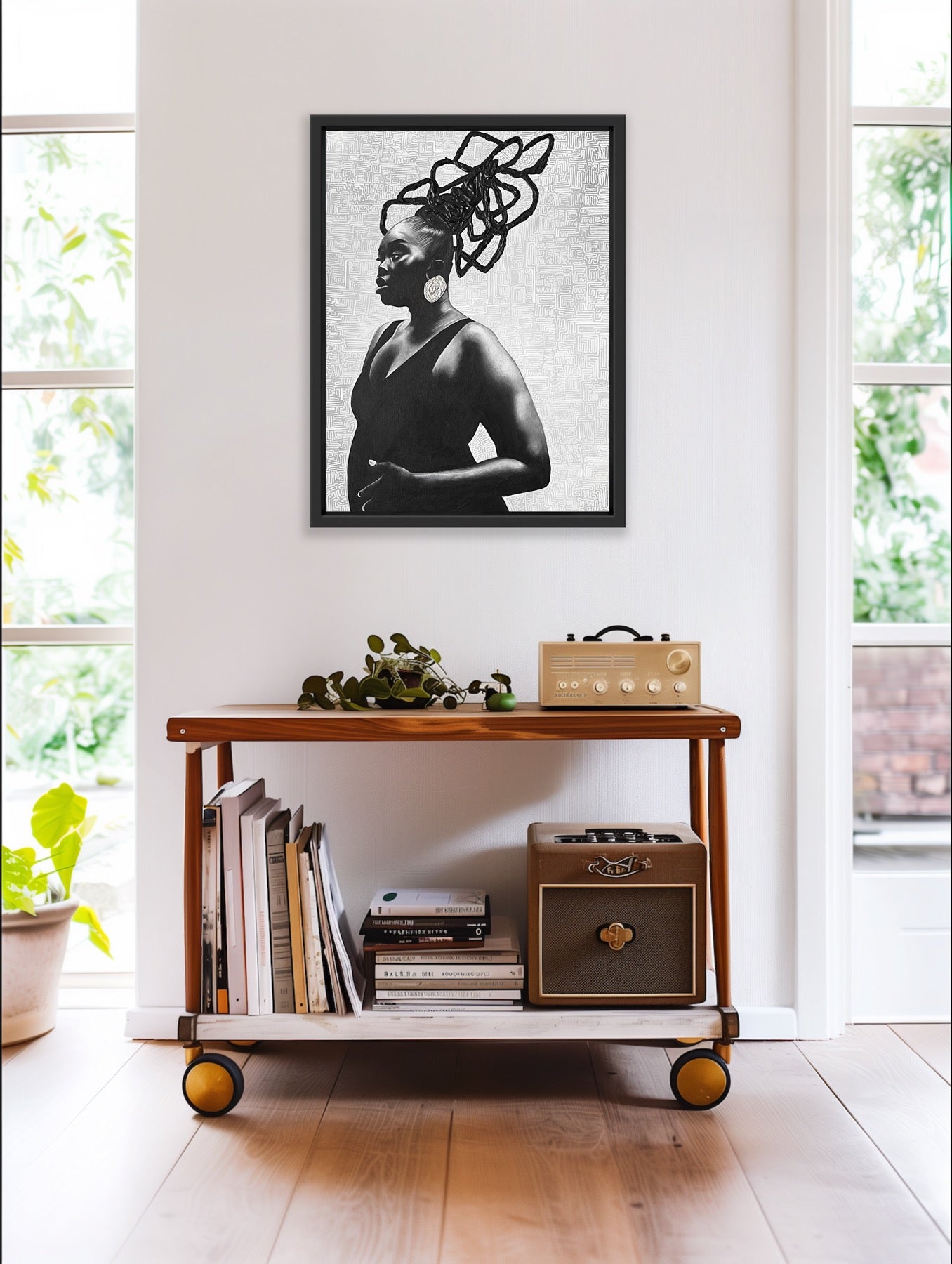 Ode to a black girl - 18x24”